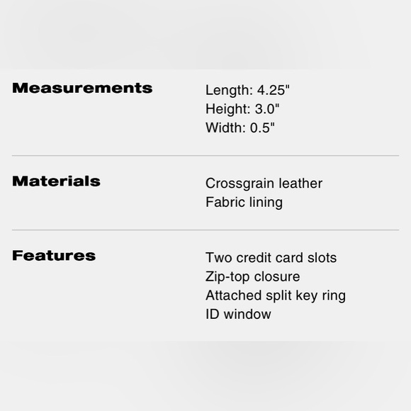 NWT! Coach Skinny ID leather case wallet with keychain + Gift wrap! - Picture 14 of 14